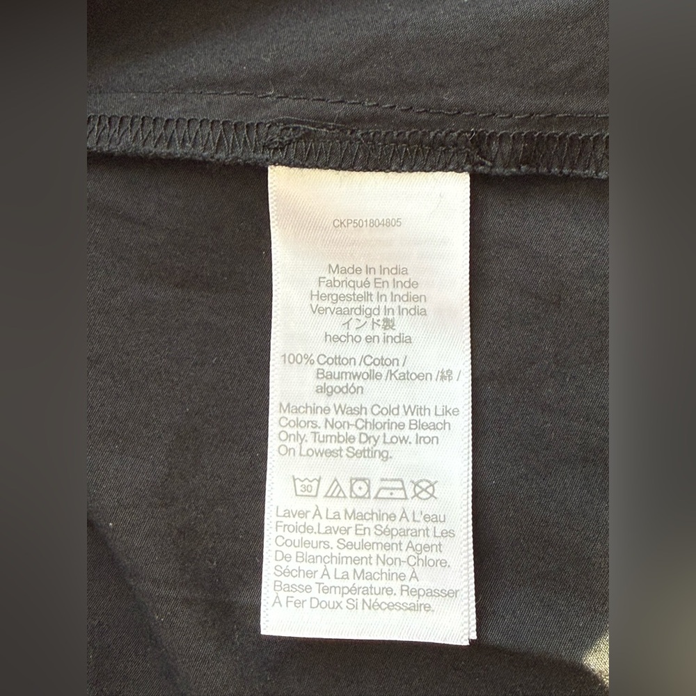 Madewell Black Yana Mid Weight Poplin V-Neck Midi Dress 4 NWT - Picture 8 of 8